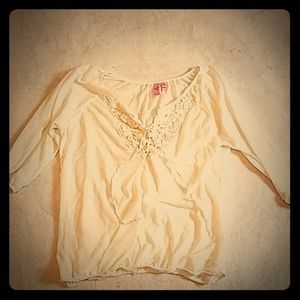 Sheer white top